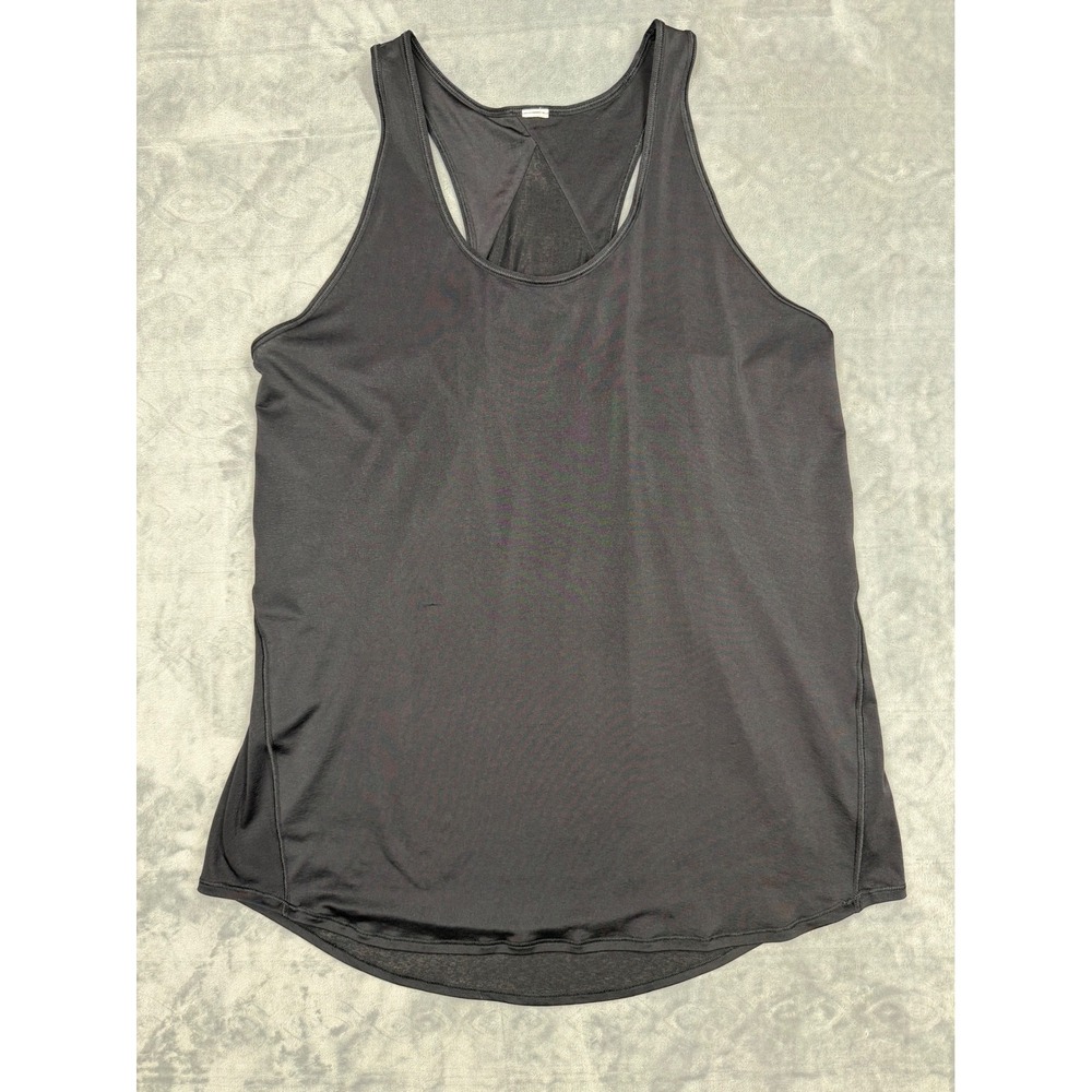 Lululemon Black Crossover Tulip Back Racerback Tank Top Medium 8